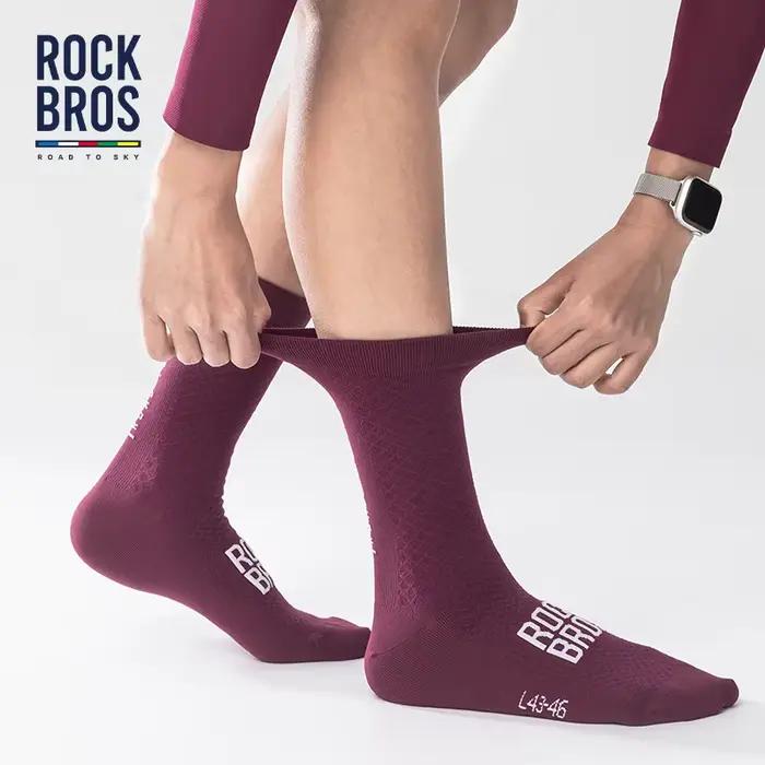Chaussettes sport outdoor ROCKBROS route ciel haute élasticité évacuation transpiration homme femme