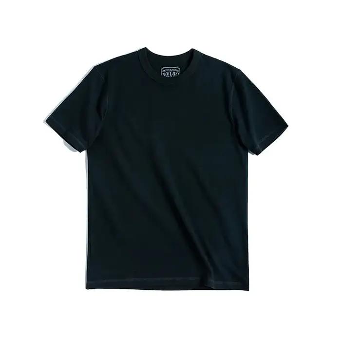 2023 Maden été solide 300g coton T-shirts hommes unisexe surdimensionné