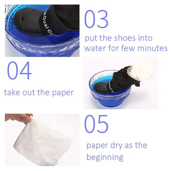 4 pièces/ensemble bottes de pluie pour chien imperméable chaussures