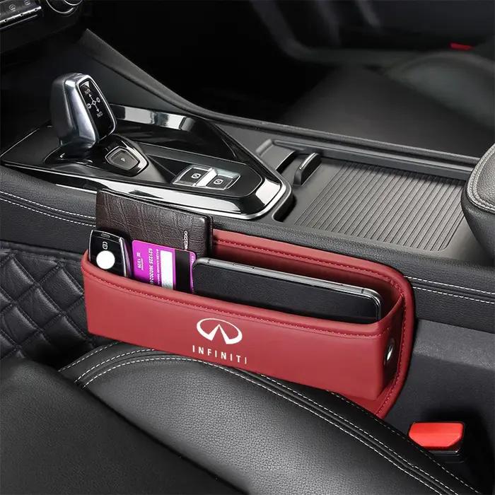 Boîte de rangement spéciale pour crevasse de siège de voiture, attrape-fente, accessoires intérieurs, adapté pour MF iti, Q50, QX70, Q60, Q30, QX60, G35