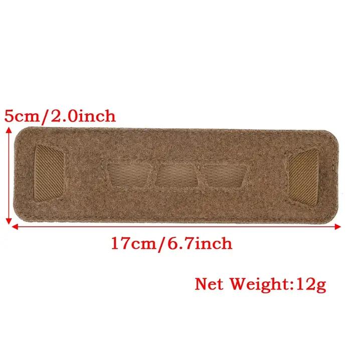 Pochette tactique pour bâtons lumineux camouflage fixation hook loop pour airsoft et paintball