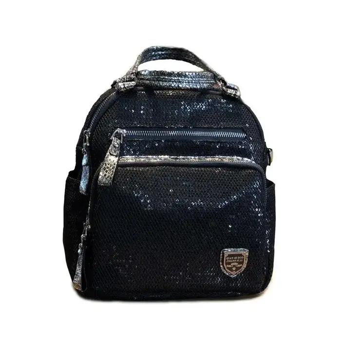2025 version coréenne nouveau sac à dos femmes sac à main sequin mode voyage sac à dos multifonctionnel grande capacité
