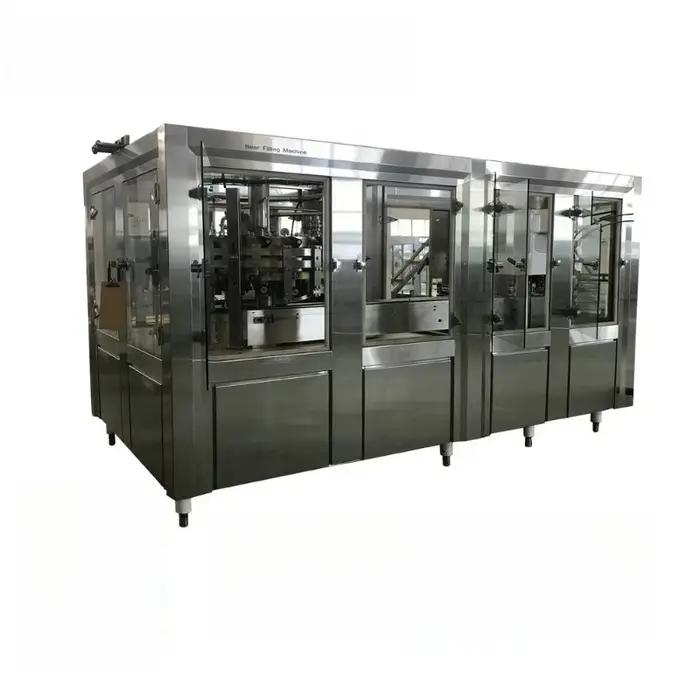Machine de remplissage et de scellage automatique de canettes de bière personnalisée, équipement de remplissage de canettes aérosols pour ligne de production industrielle
