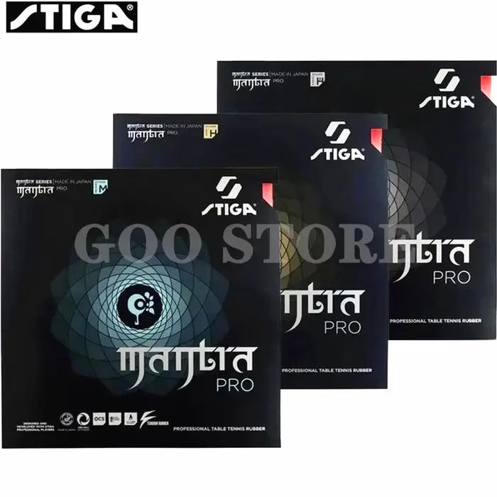 STIGA MANTRA PRO M / H XH-Éponge de ping-pong originale, en caoutchouc, fabriquées au Japon