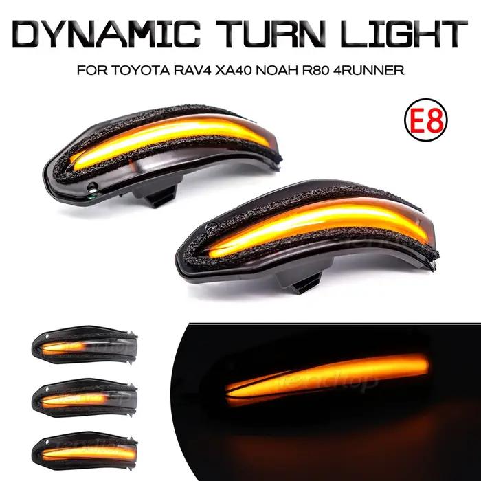 Clignotants dynamiques LED, feux de signalisation, lampe indicatrice de rétroviseur pour Toyota RAV4