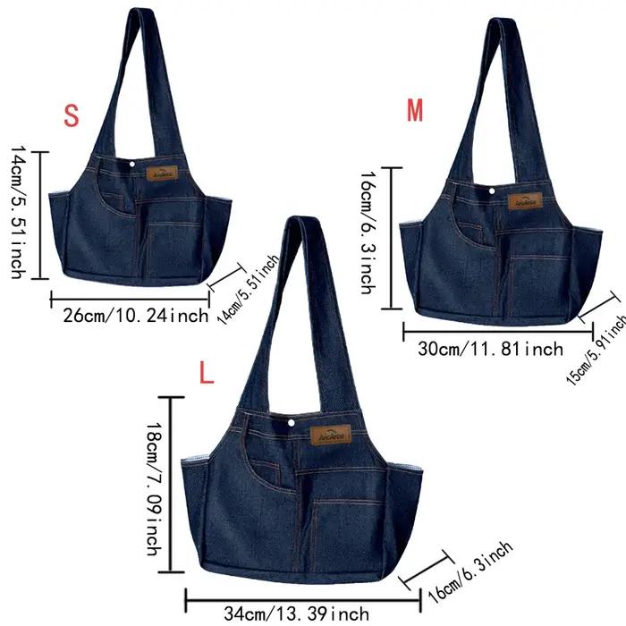 Sac de transport pour chien et chat, style cowboy, sac à bandoulière, sac à main, pour animaux de compagnie (Teddy, chat, panda), design ouvert, pour l'extérieur