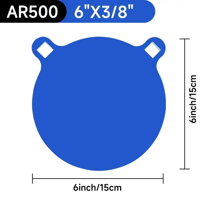 Cible de tir suspendue en acier haute résistance AR500