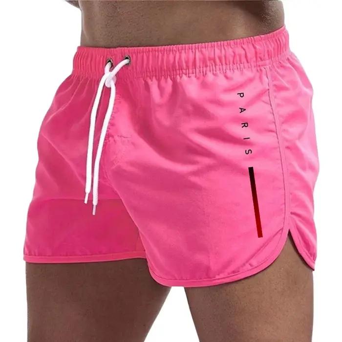 Shorts de plage imprimés pour hommes, décontractés, séchage rapide, pour le surf, la natation, le jo