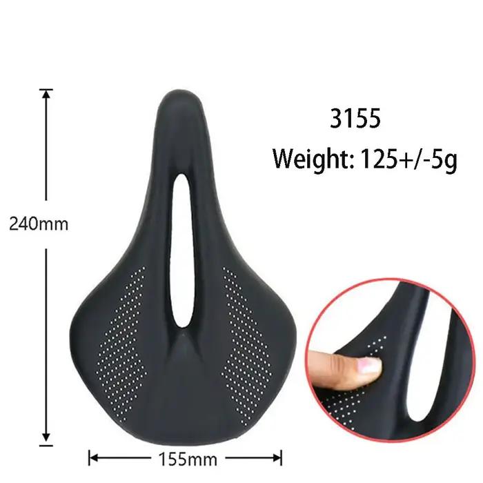 ELITA ONE selle en carbone Super légère 240x143/155mm 96g vtt vélo de route coussin en cuir siège de cyclisme pour homme