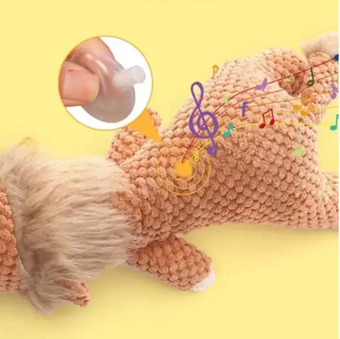 Jouet en peluche polaire grincement pour chiens grands mignon et durable à mâcher accessoire de jeu pour animaux de compagnie occassions spéciales