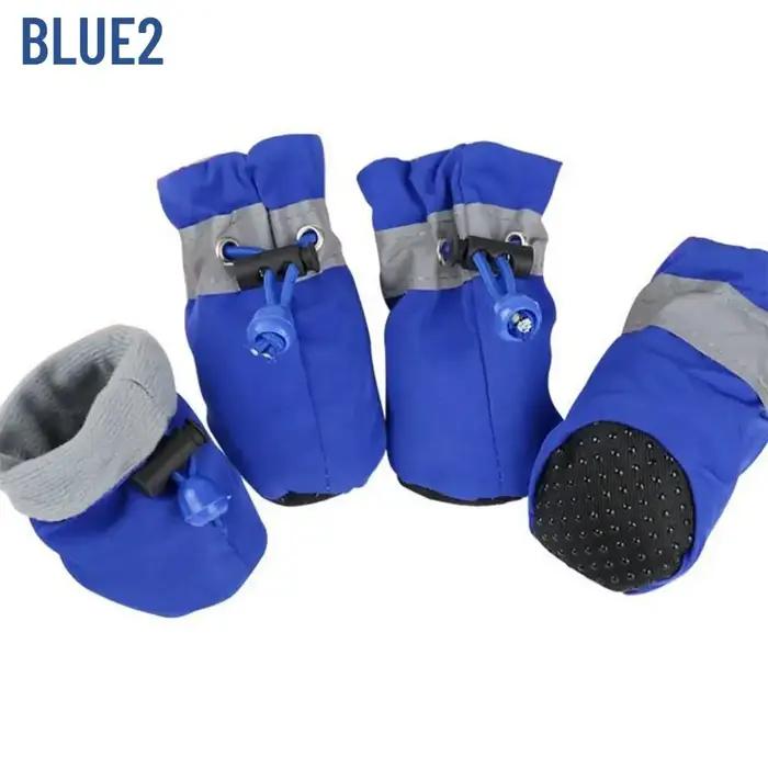 Bottes antidérapantes pour chiens, protection toutes saisons, maille respirante avec sangles réfléch
