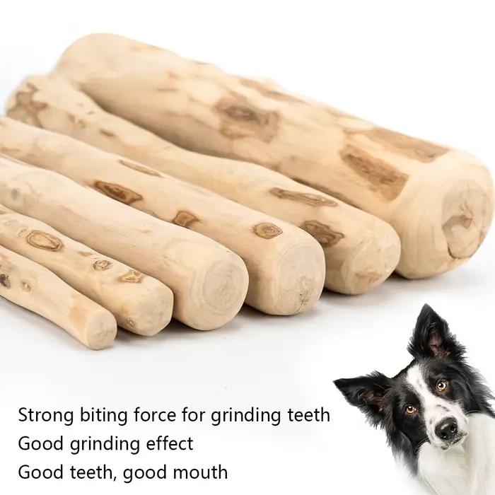 Jouet en bois de café naturel pour chiens résistant aux morsures soulageant l'anxiété pour jouer à l'intérieur et à l'extérieur occasions spéciales pour chiens de toutes tailles
