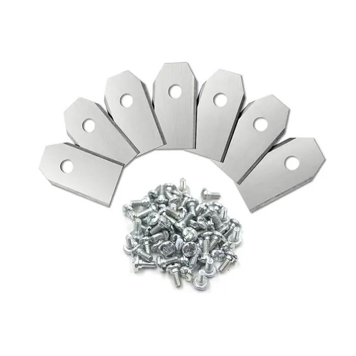Lame de rechange pour Robot de pelouse, 35x18x0.6mm, argent et or, pour Gardena Husqvarna Automower,