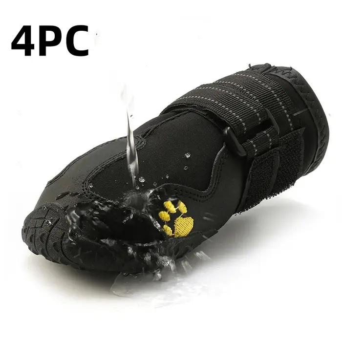 Chaussettes chaussures pour chien de taille moyenne 4 pièces/ensemble chaussures pour chien de compa