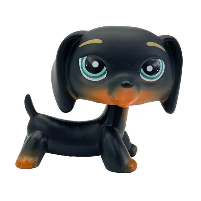 Jouets lps pour animaux de compagnie, Collection de chiens rares, mignon DACHSHUND, ancienne génération originale 3, figurine animale, cadeaux de noël pour enfants