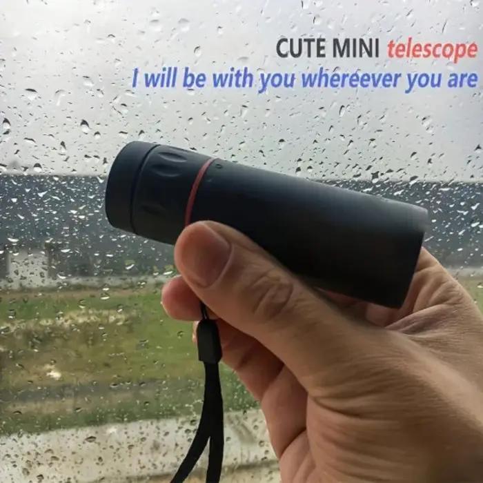 Monoculaire professionnel HD portable pour adultes - Télescope de poche pour chasse et randonnée