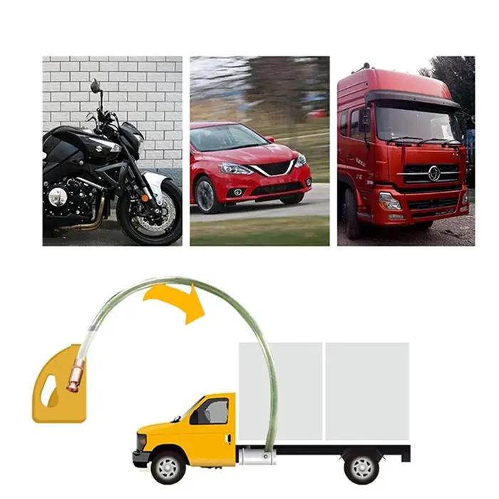 Pompe de siphon en cuivre rouge pour ravitaillement en carburant sécurité auto-amorçante connecteur flexible ocassions spéciales