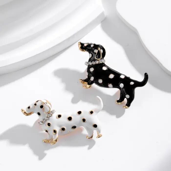 Broche vintage en forme d'animal mignon pour hommes et femmes