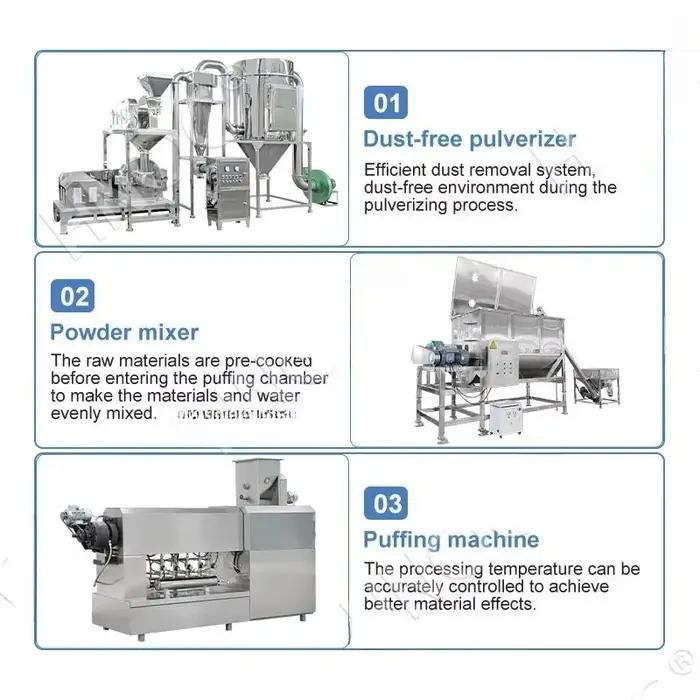 Machine de production d'aliments pour animaux de compagnie double visserie extrudeuse à haute efficacité pour chiens chats et poissons