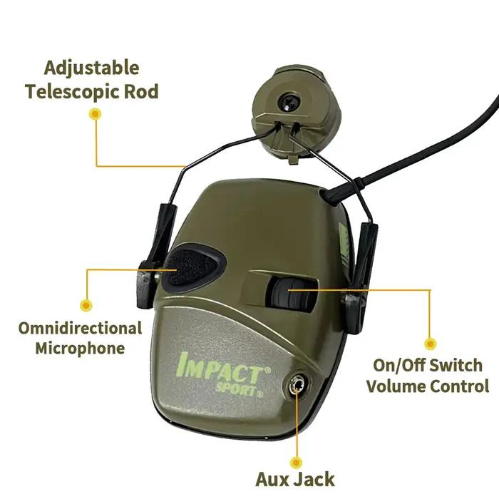 Casque de tir de chasse de Sport