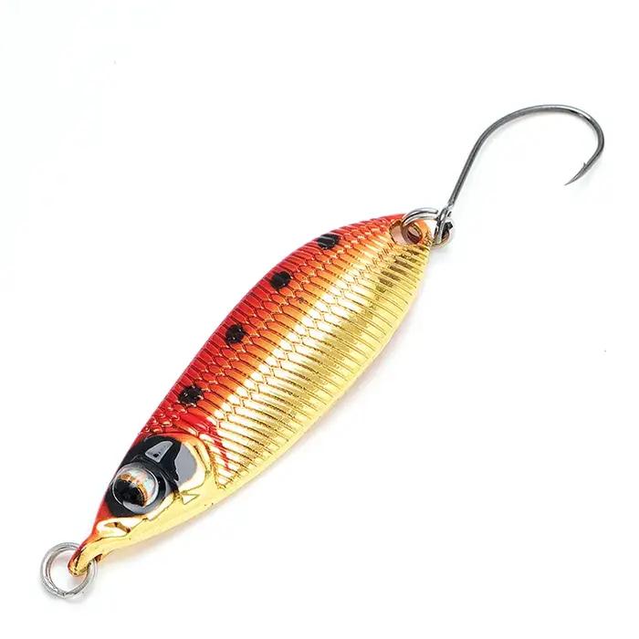 Lunker cuillère 2g 3.5g 5g pêche appât dur leurres ruisseau de rivière bar d'eau douce brochet truite