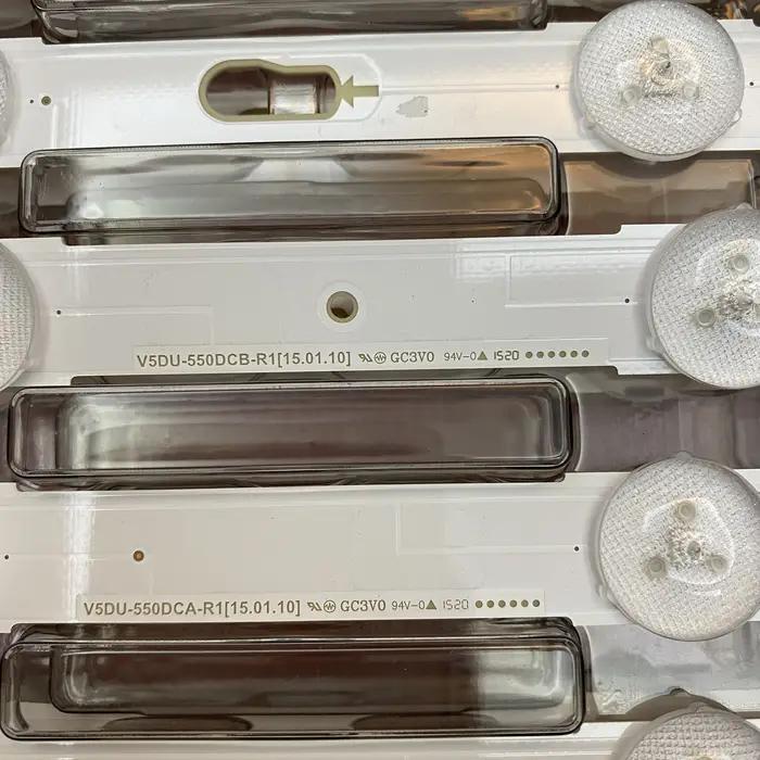 Bande de rétro-éclairage LED pour Samsung UE55MU6105K UE55KU6070 UE55JU6750 UE55JU6400 UE55JU6470U U
