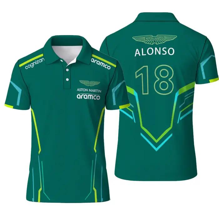 Polo pour homme de l'équipe Aston Martin Racing