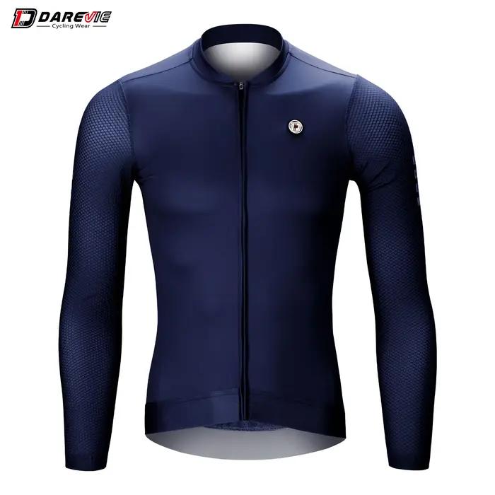 DAREVIE Maillot de cyclisme respirant à manches longues pour hommes et femmes