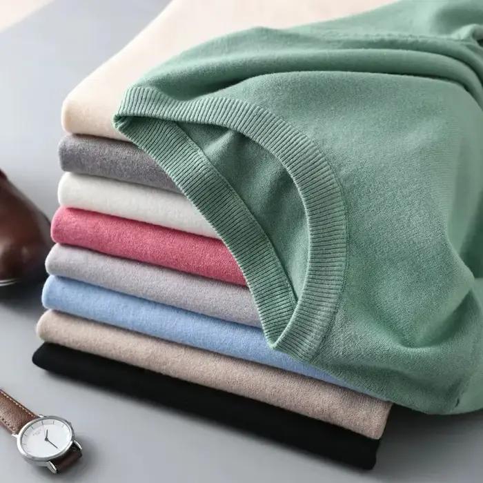 T-shirt en laine mérinos superfine pour hommes