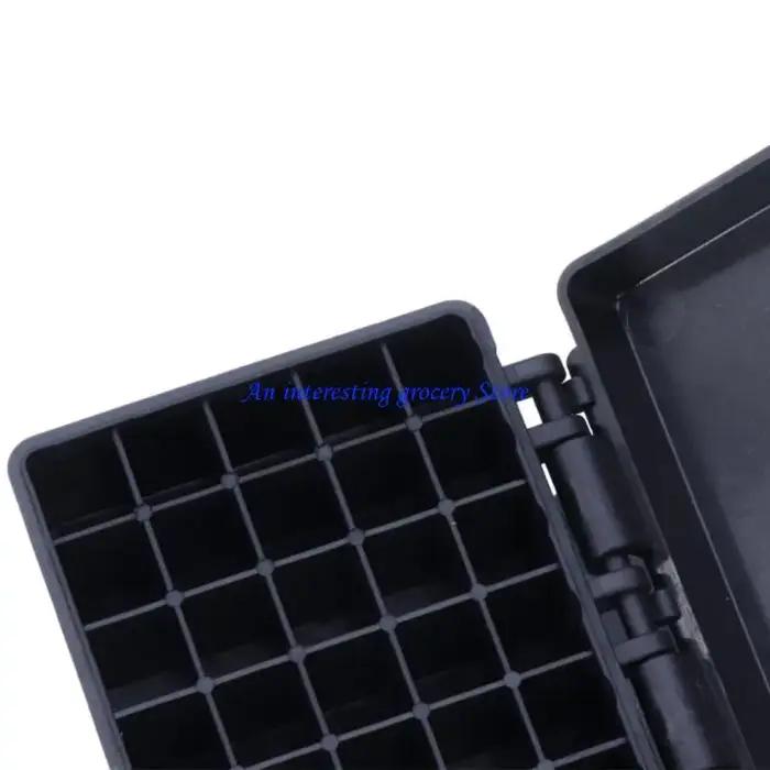 Mallette rangement pour cartouches fusils à couvercle rabattable 652D
