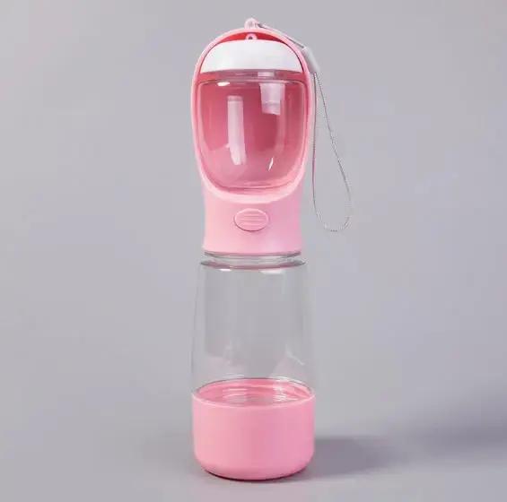 Bouteille d'eau portable pour chien, bouteille d'eau portable pour chiens et chats en déplacement, bol portable pour chien, bol portable pour chat pour animaux de compagnie