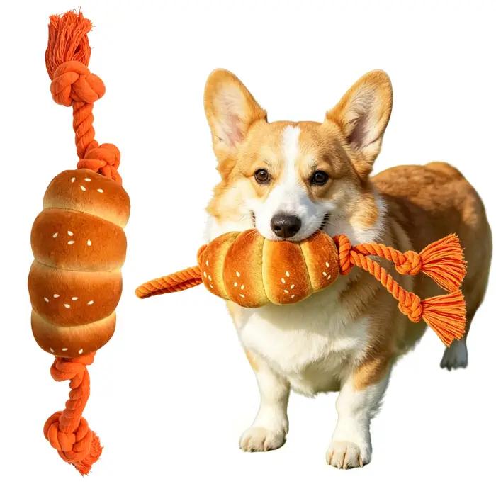 Jouet en forme de saucisse pour animaux de compagnie, jouet à mâcher durable et sonore pour chiens, résistant à l'eau et adapté aux jeux interactifs et de loisirs