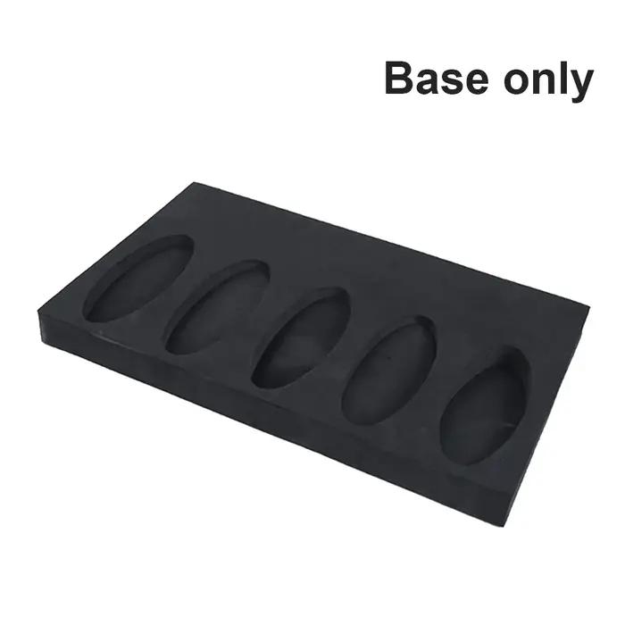 Support pour pistolet en mousse à 5 fentes avec Base, Support d'arme auto-adhésif, Support pour fusi