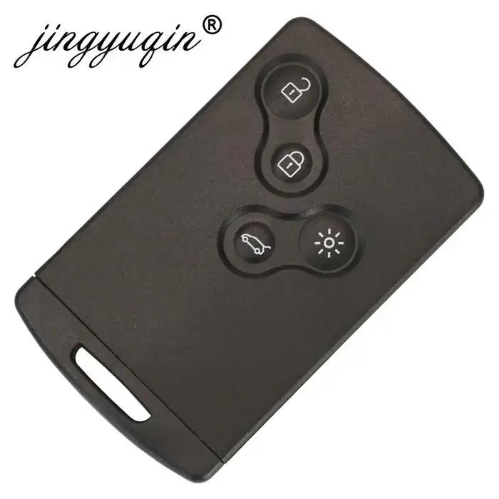 Jingyuqin 433MHz 4A PCF7953 puce clé de voiture carte à puce pour Renault Clio IV Captur passif sans