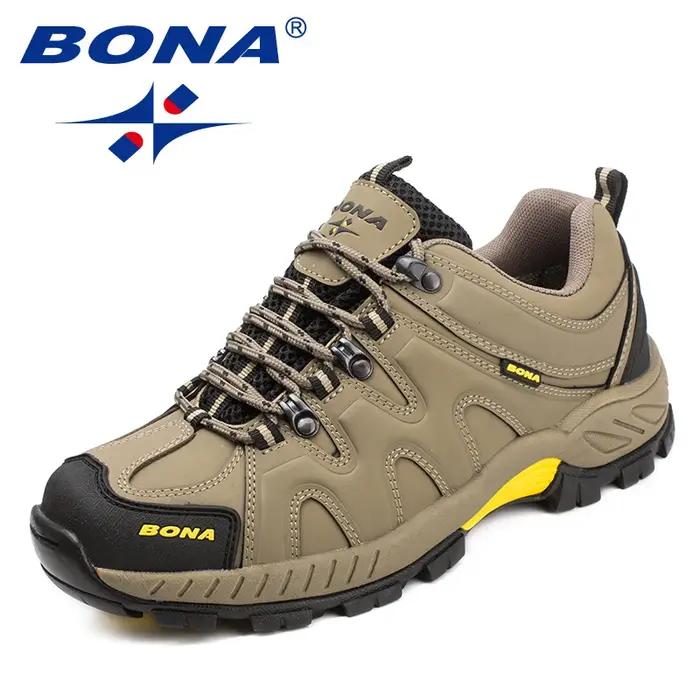 BONA nouveauté Style classique hommes chaussures de randonnée à lacets hommes chaussures de Sport en