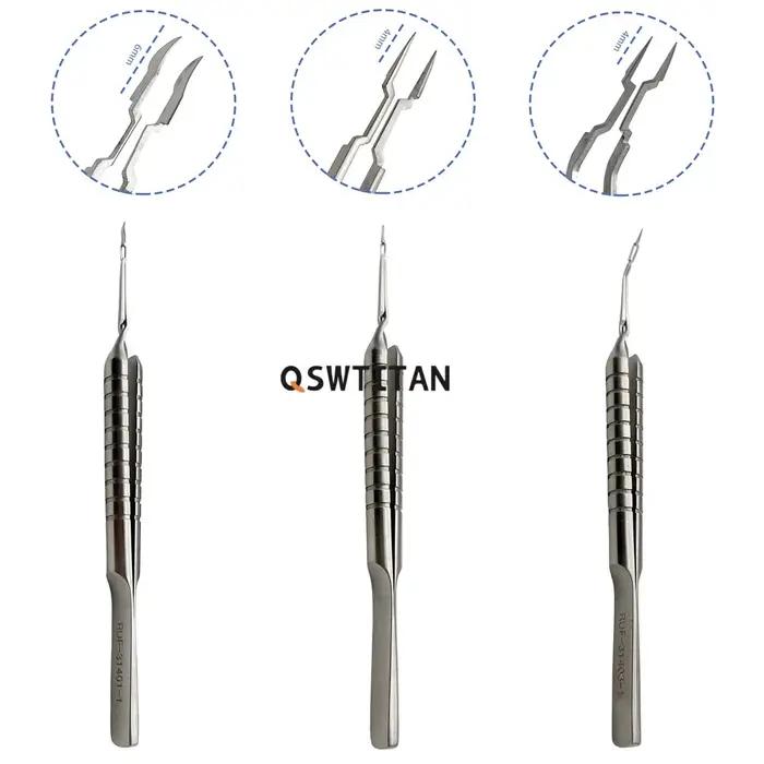 QSWTITTAN pince à paupières Akahoshi Phaco Prechopper Instrument ophtalmique pour les yeux poignée r