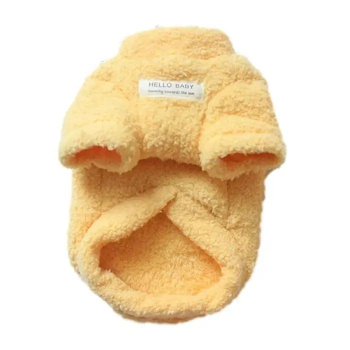 Pull en fleece pour petits chiens hiver chaud élégant pour chiots et teckels occasions spéciales