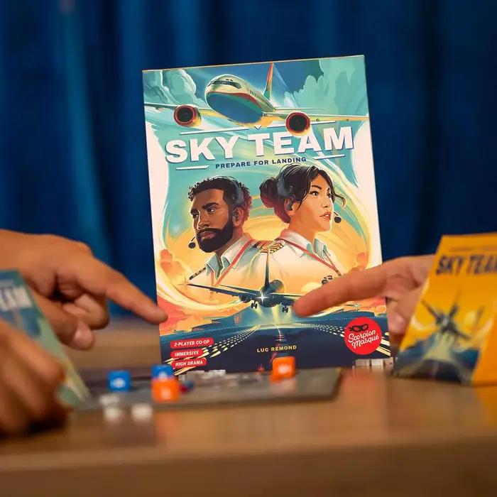 Sky Team, jeu de société, jeu coopératif, à partir de 10 ans, 2 joueurs | 20 minutes