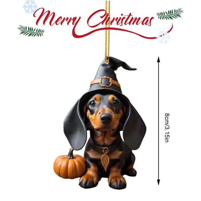 Ornements d'arbre de Noël de dessin animé mignon