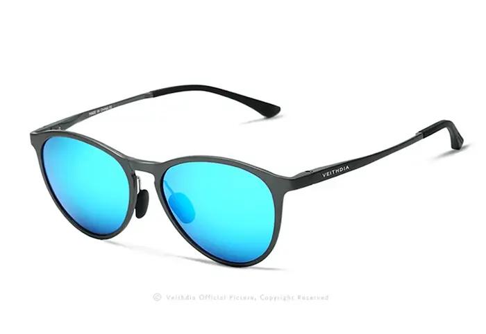 Lunettes de soleil rétro en aluminium magnésium pour hommes femmes