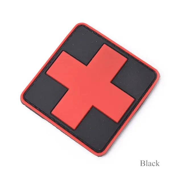 Badge en PVC avec emblème de la croix rouge, sac de premiers secours pour équipe médicale, militaire