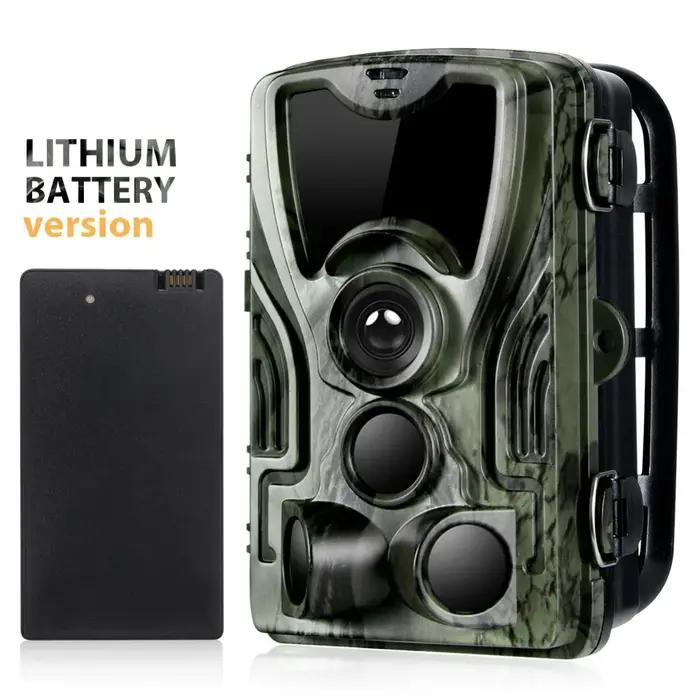 Caméra de chasse à vision nocturne 1080P 20MP HC801A-LI avec batterie au lithium 5000mAh