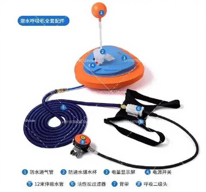 Équipement de plongée avec support de ventilateur mobile