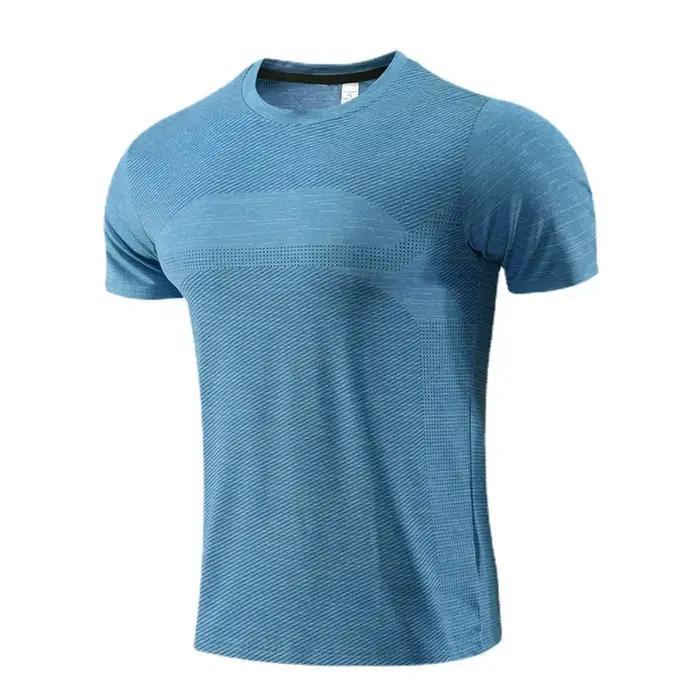 T-shirt de sport multicolore à manches courtes pour homme