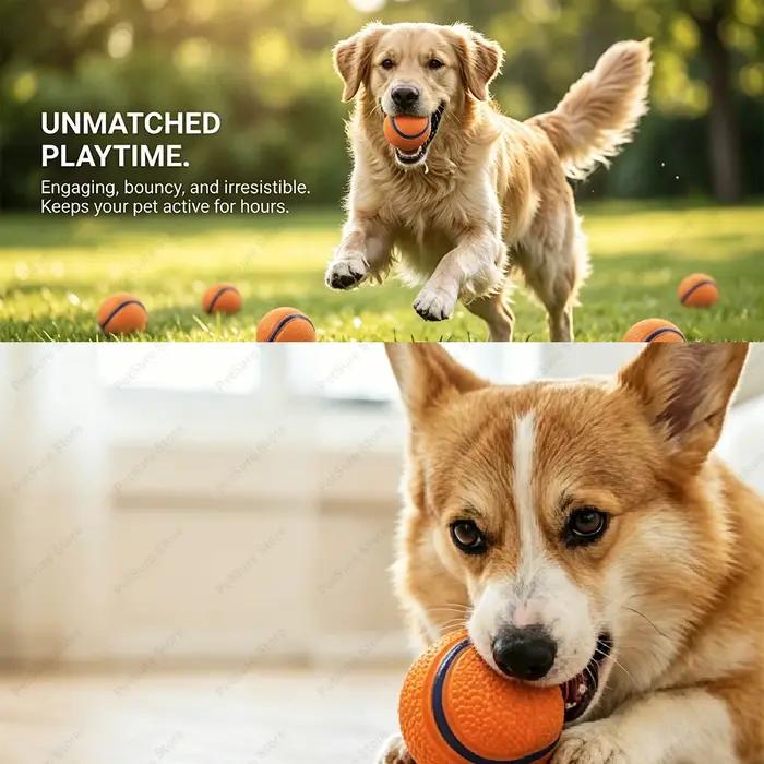Jouet pour chien, balle rebondissante de taille moyenne