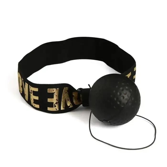1/4 Set Ballon de vitesse de boxe à fixation sur tête en PU, pour entraînement de combat Muay Thai e