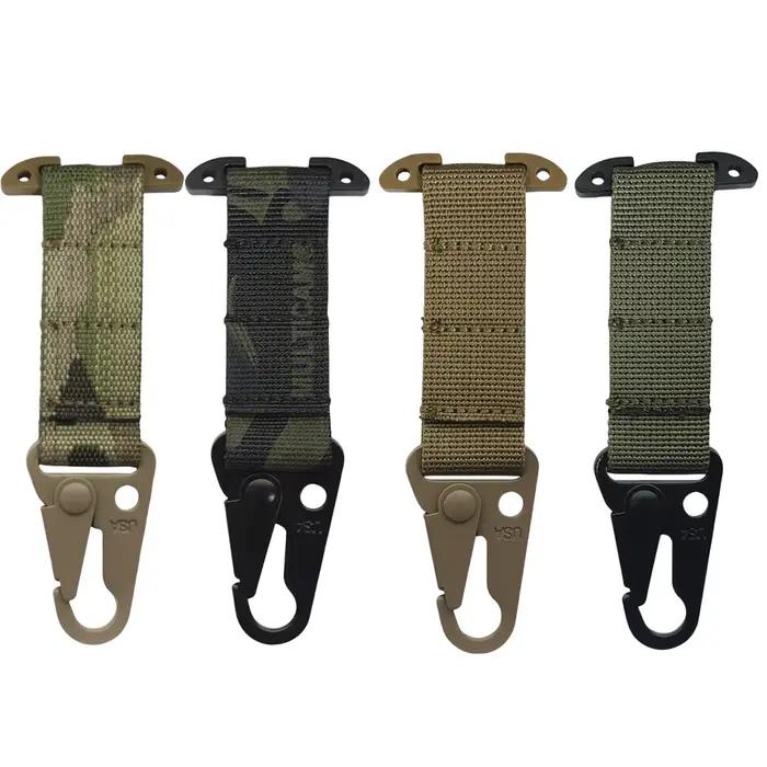 Mousqueton tactique avec crochet pour équipement molle - Accessoire ceinture chasse et airsoft