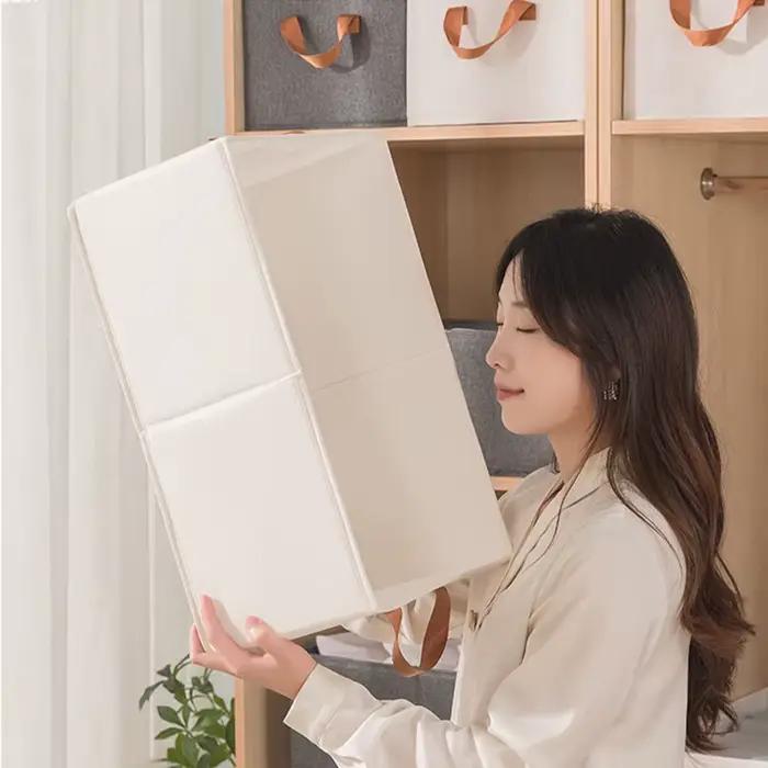 Boîte de séparation pliable pour vêtements KindFuny organisatrice de jeans pulls tshirts pantalons armoire dormitorial étudiant organisation garde-robe chambre dormir