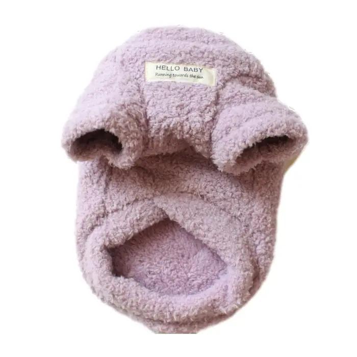Pull d'hiver chaud en peluche pour chiens, vêtements pour chiens de petite et moyenne taille, manteau doux pour chiots, veste pour chats, olympiques Chihuahua Teddy, fournitures pour chiens