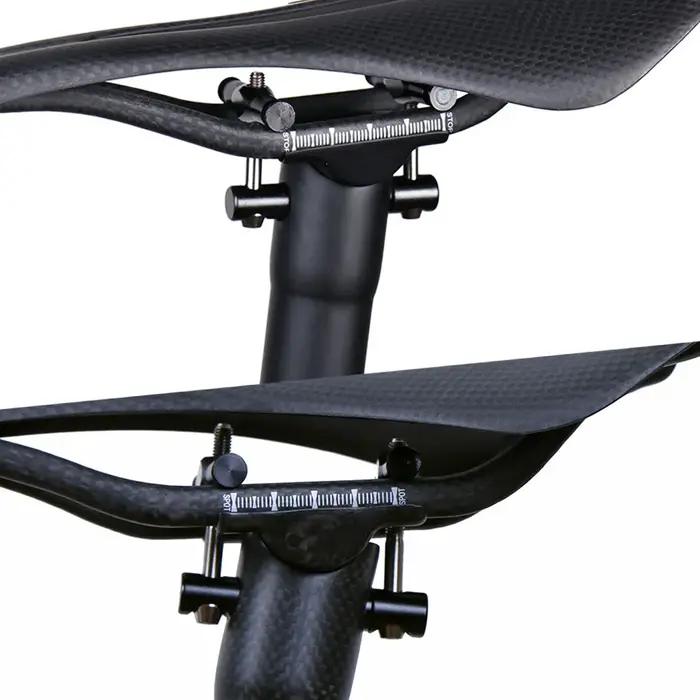 ELITAONE - Tige de selle de vélo entièrement en fibre de carbone - VTT / Vélo de route - 135g - Ultr